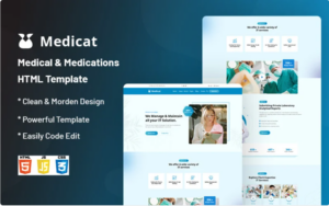Medicat – Medical & Medications Responsive Website Template