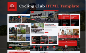 CycleVista - Cycling Club HTML5 Website Template