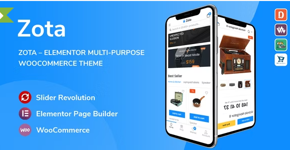 Zota – Elementor Multi-Purpose WooCommerce Theme 1.3.5