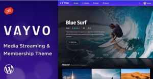 Vayvo – Media Streaming & Membership Theme 6.0