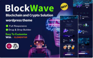 Blcokwave Crypto solution wordpress theme WordPress Theme