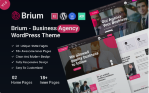Brium – Consultancy & Business WordPress Theme