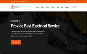 Electric : Electrician & Repairing HTML Template Website Template