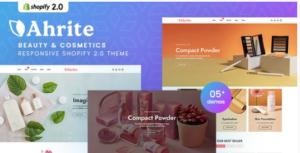 Ahrite - Beauty & Cosmetics Responsive Shopify 2.0 Theme