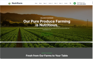 NutriFarm | Agriculture HTML Website Template