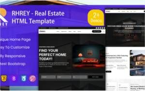 Rhrey - Single Property HTML5 Template Website Template
