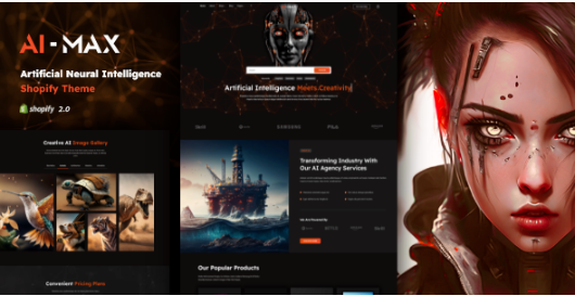 AI Max - AI Games, Apps & Tools Store Shopify Theme