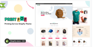 Printpop - Printing Company Shopify Theme
