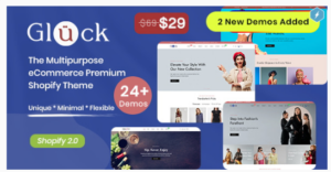 Gluck - Multipurpose eCommerce Shopify 2.0 Theme