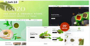 Teazo - Tea Shop & Organic Store Responsive Shopify 2.0 Theme