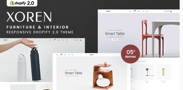 Xoren - Furniture & Interior Responsive Shopify 2.0 Theme