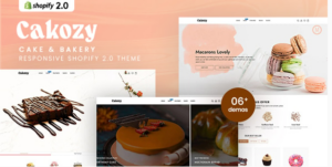 Cakozy - Cake & Bakery Responsive Shopify 2.0 Theme