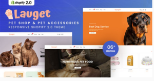 Lauget - Pet Shop & Pet Accessories Responsive Shopify 2.0 Theme