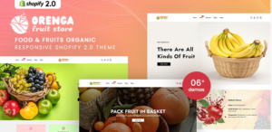 Orenga - Food & Fruits Organic Shopify 2.0 Theme