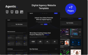 Agentic - Creative Digital Agency Website Template