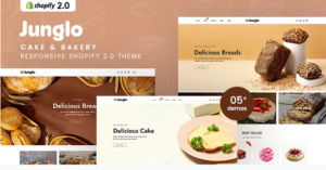Junglo - Cake & Bakery Responsive Shopify 2.0 Theme