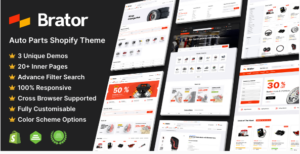 Brator - Auto Parts Shopify Theme