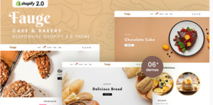 Fauge - Cake & Bakery Responsive Shopify 2.0 Theme