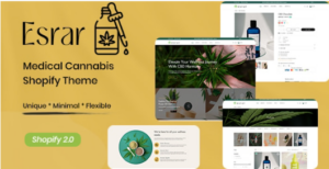 Esrar - Medical Cannabis Shopify Theme