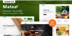 Matea - Organic Tea Store Shopify 2.0 Theme