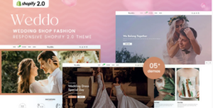 Weddo - Wedding Shop Fashion Shopify 2.0 Theme