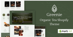 Greenie - Organic Tea, Coffee Store Shopify Theme