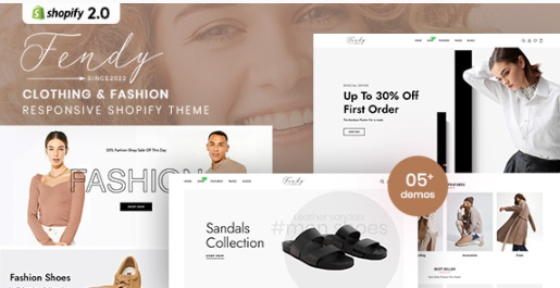 Fendy - Clothing & Fashion Responsive Shopify Theme