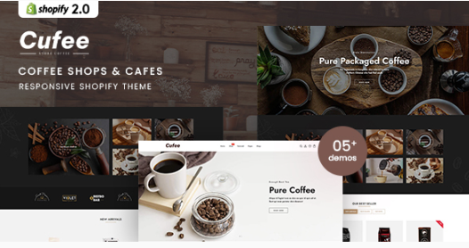 Cufee - Coffee Shops & Cafes Shopify 2.0 Theme