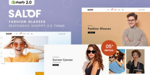 Salof - Fashion Glasses Responsive Shopify 2.0 Theme