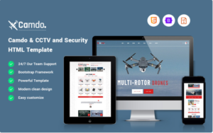 Camdo - CCTV and Security Website Template