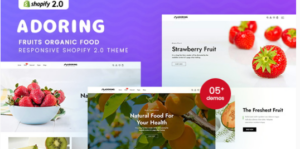 Adoring - Fruits Organic Food Responsive Shopify 2.0 Theme