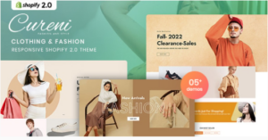 Cureni - Clothing & Fashion Responsive Shopify 2.0 Theme