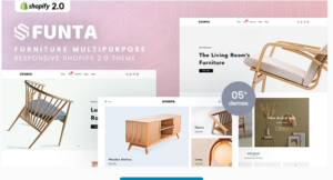 Funta - Furniture Multipurpose Responsive Shopify 2.0 Theme