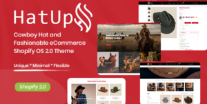 HatUp - Cowboy Hat and Fashionable eCommerce Shopify OS 2.0 Theme