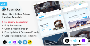 Towntor - React Next.js Real Estate Template