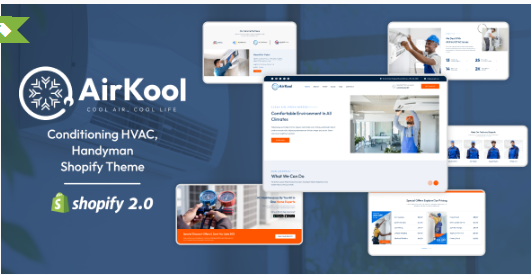 AirKool - Air Conditioning & Heating Products Shopify Theme