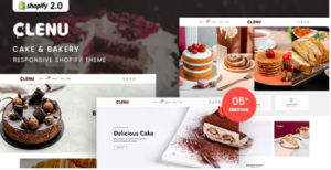 Clenu - Cake & Bakery Responsive Shopify 2.0 Theme