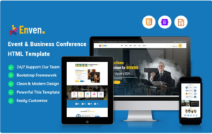 Enven - Event & Business Conference Website Template