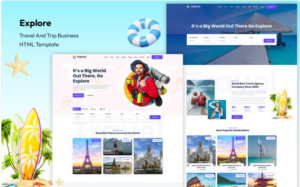 Explore - Travel And Trip Business HTML Template Website Template