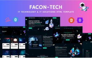 FaconTech - IT Technology and IT Solutions HTML Template Website Template
