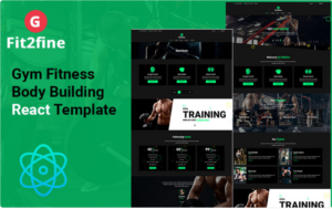 Fit2Fine - Fitness Club React Website Template