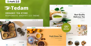 Tedam - Organic Tea Store Shopify 2.0 Theme