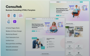 Consultek - Business Consulting HTML5 Template Website Template