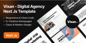 Vixan - Digital Creative Agency Next js Template