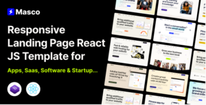 Masco - Saas Software Startup React Template
