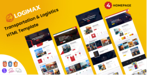 Logimax - Transportation & Logistics HTML Template