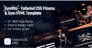 Gymfito - Tailwind CSS Fitness & Gym HTML Template