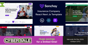Sonchoy - Insurance Company React Next Js Template