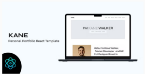 Kane - Personal Portfolio React Template
