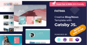 Fatima - Gatsby Blog Template